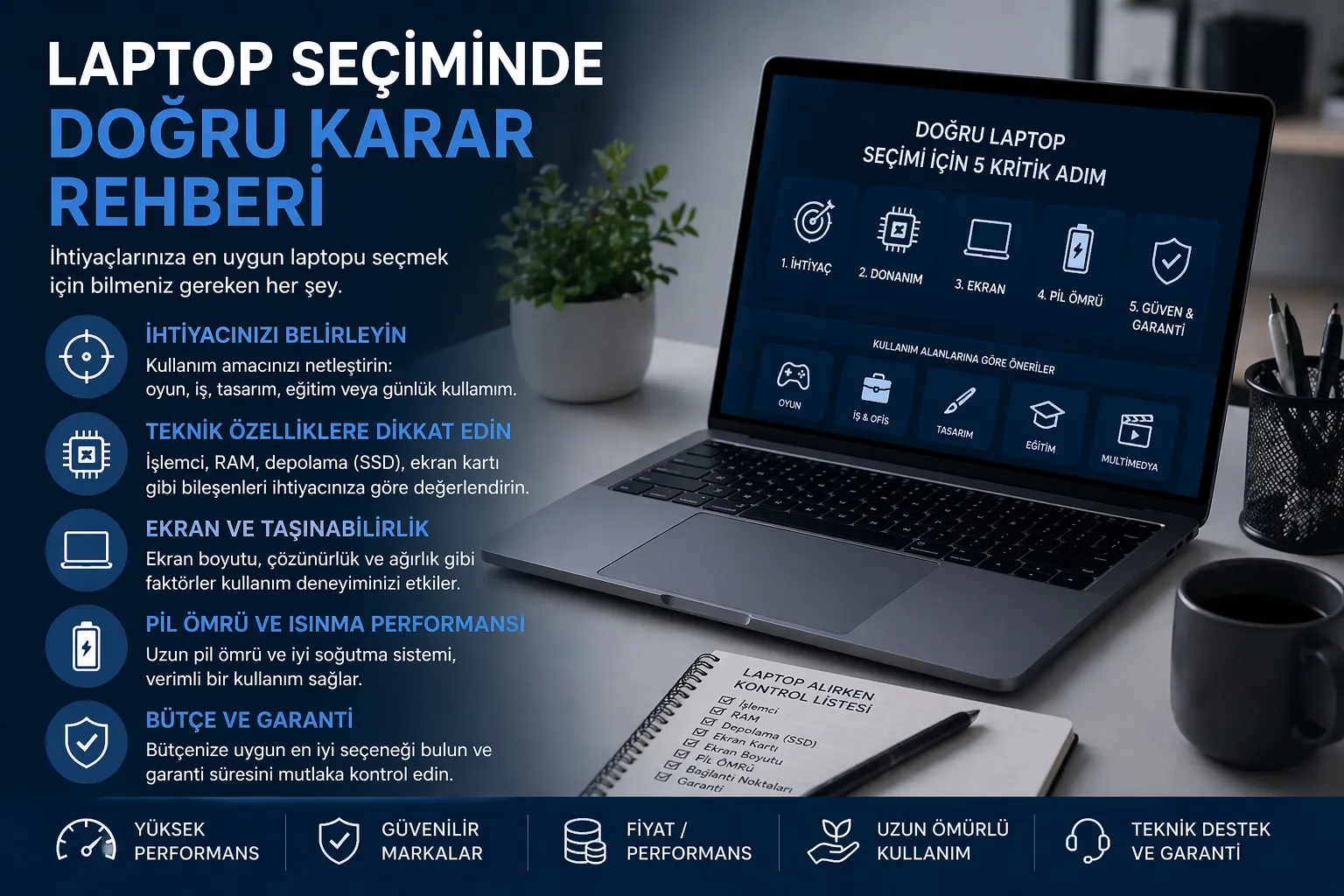 Laptop Seçiminde Doğru Karar Rehberi